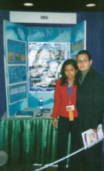 Aneli Chavez y Rquit en la 54 Intel-ISEF
